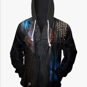 Men’s Hades costume from Descendants movie. Size XL